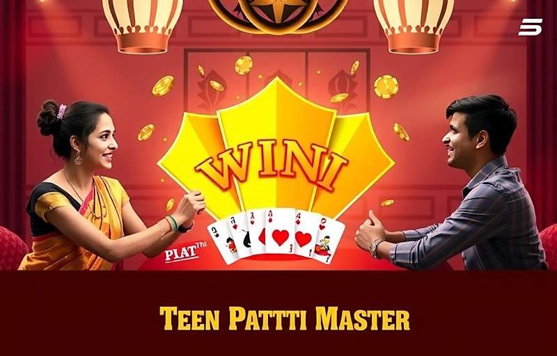 Teen Patti Master gameplay with Indian players celebrating a win