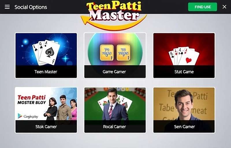 Teen Patti Master features showcase including various game modes and social options